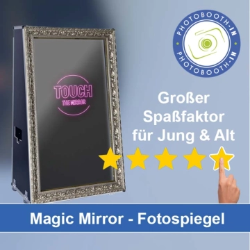 In Güntersleben einen Magic Mirror Fotospiegel mieten