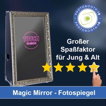 In Günzburg einen Magic Mirror Fotospiegel mieten