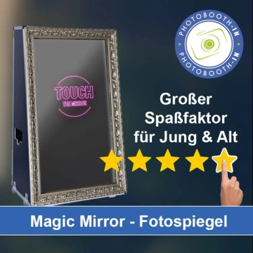 In Gumtow einen Magic Mirror Fotospiegel mieten