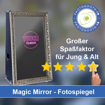 In Gundelsheim (Oberfranken) einen Magic Mirror Fotospiegel mieten