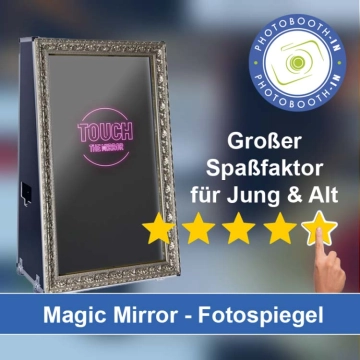 In Guxhagen einen Magic Mirror Fotospiegel mieten