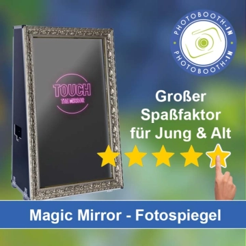 In Habichtswald einen Magic Mirror Fotospiegel mieten