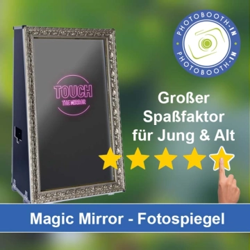 In Hainburg einen Magic Mirror Fotospiegel mieten