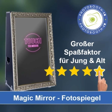 In Haiterbach einen Magic Mirror Fotospiegel mieten