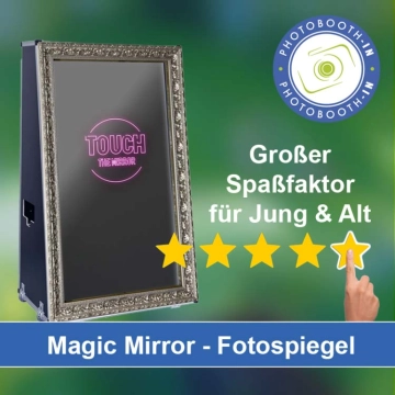 In Halle (Saale) einen Magic Mirror Fotospiegel mieten