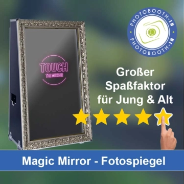 In Hallstadt einen Magic Mirror Fotospiegel mieten