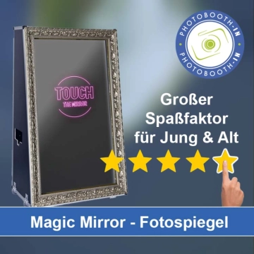 In Halstenbek einen Magic Mirror Fotospiegel mieten