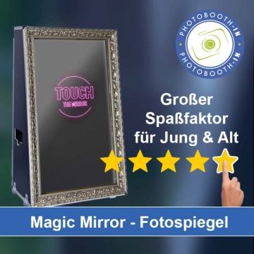 In Hambergen einen Magic Mirror Fotospiegel mieten