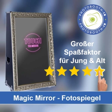 In Hammelburg einen Magic Mirror Fotospiegel mieten