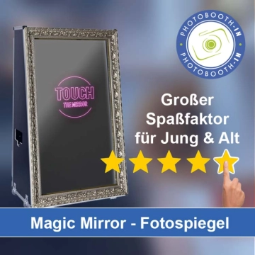 In Hanau einen Magic Mirror Fotospiegel mieten