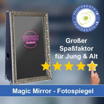 In Hartheim am Rhein einen Magic Mirror Fotospiegel mieten