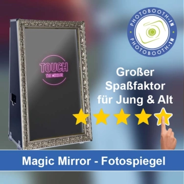In Harzgerode einen Magic Mirror Fotospiegel mieten