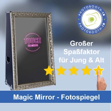 In Hasloh einen Magic Mirror Fotospiegel mieten