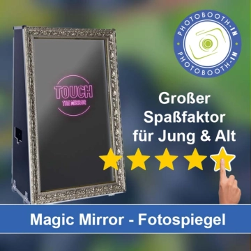 In Hasselroth einen Magic Mirror Fotospiegel mieten