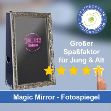 In Haßfurt einen Magic Mirror Fotospiegel mieten