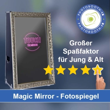 In Haßloch einen Magic Mirror Fotospiegel mieten
