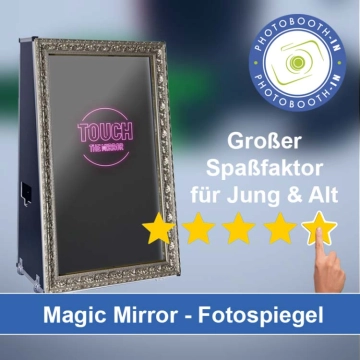In Hauneck einen Magic Mirror Fotospiegel mieten