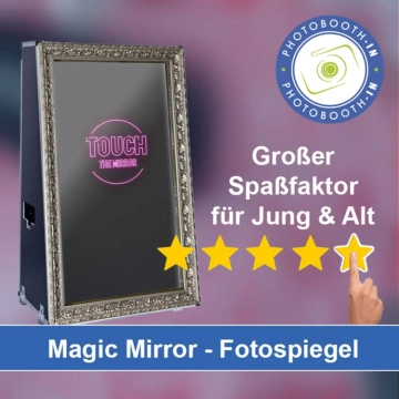In Hechthausen einen Magic Mirror Fotospiegel mieten