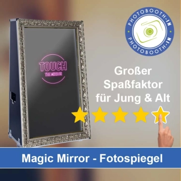 In Heeslingen einen Magic Mirror Fotospiegel mieten