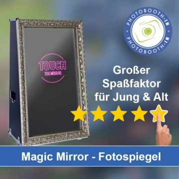 In Heide einen Magic Mirror Fotospiegel mieten
