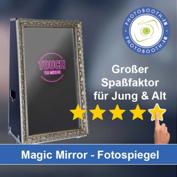In Heikendorf einen Magic Mirror Fotospiegel mieten