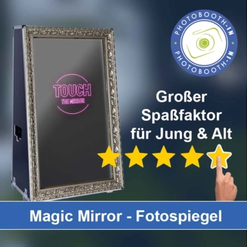 In Heilsbronn einen Magic Mirror Fotospiegel mieten