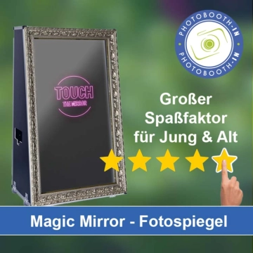 In Heimenkirch einen Magic Mirror Fotospiegel mieten