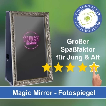 In Heinersreuth einen Magic Mirror Fotospiegel mieten