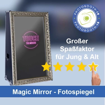 In Helmstedt einen Magic Mirror Fotospiegel mieten