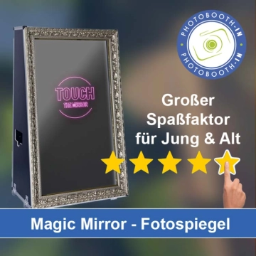 In Hemmoor einen Magic Mirror Fotospiegel mieten