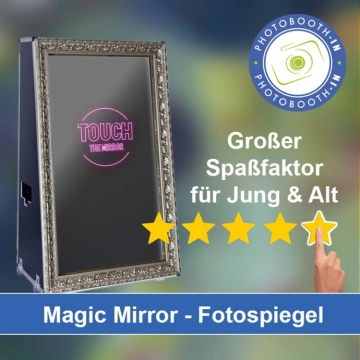 In Hemsbach (Bergstraße) einen Magic Mirror Fotospiegel mieten