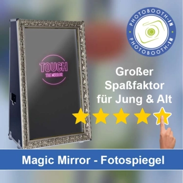 In Herbrechtingen einen Magic Mirror Fotospiegel mieten