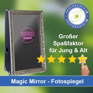 In Herdorf einen Magic Mirror Fotospiegel mieten