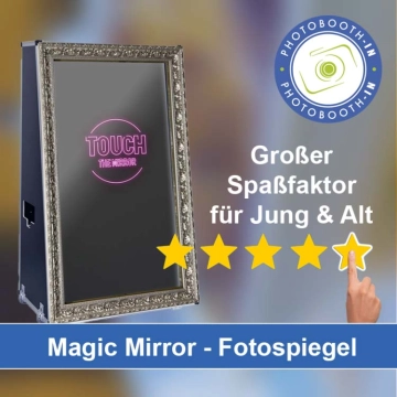 In Herxheim bei Landau/Pfalz einen Magic Mirror Fotospiegel mieten