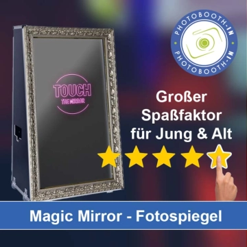 In Heßheim einen Magic Mirror Fotospiegel mieten