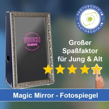 In Hessisch Lichtenau einen Magic Mirror Fotospiegel mieten