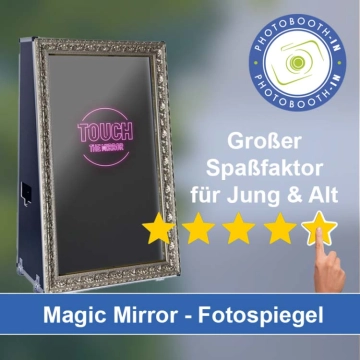 In Hettstadt einen Magic Mirror Fotospiegel mieten
