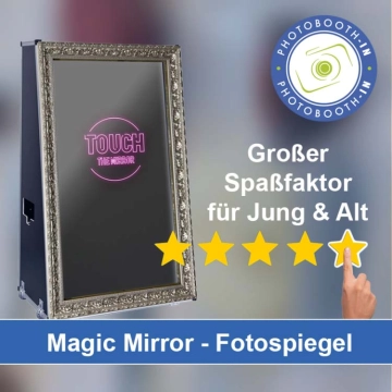 In Heusenstamm einen Magic Mirror Fotospiegel mieten