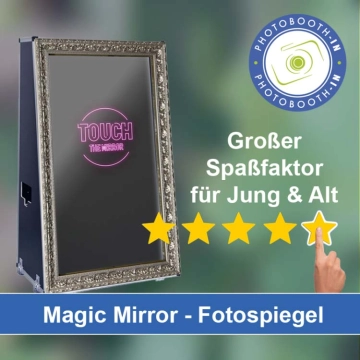 In Hilzingen einen Magic Mirror Fotospiegel mieten