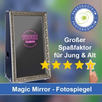 In Hirschberg an der Bergstraße einen Magic Mirror Fotospiegel mieten