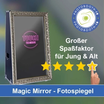 In Hitzacker (Elbe) einen Magic Mirror Fotospiegel mieten