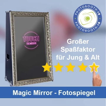 In Höhr-Grenzhausen einen Magic Mirror Fotospiegel mieten
