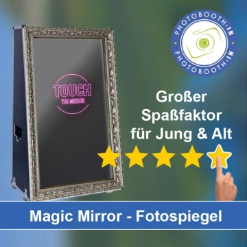 In Hövelhof einen Magic Mirror Fotospiegel mieten