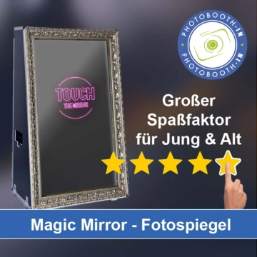 In Hof einen Magic Mirror Fotospiegel mieten