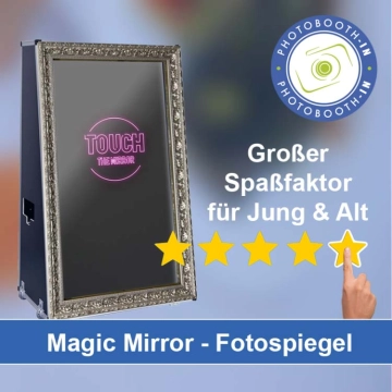 In Hofbieber einen Magic Mirror Fotospiegel mieten