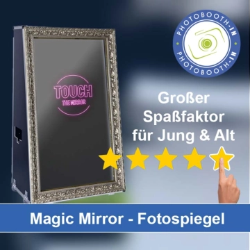 In Hofkirchen einen Magic Mirror Fotospiegel mieten