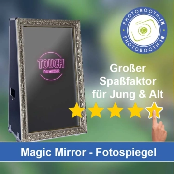 In Hohenpeißenberg einen Magic Mirror Fotospiegel mieten