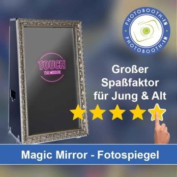 In Hohenroda einen Magic Mirror Fotospiegel mieten