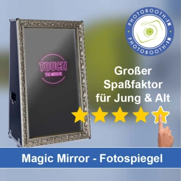 In Hohnstein einen Magic Mirror Fotospiegel mieten