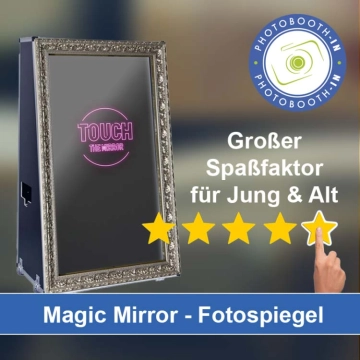 In Holdorf (Niedersachsen) einen Magic Mirror Fotospiegel mieten